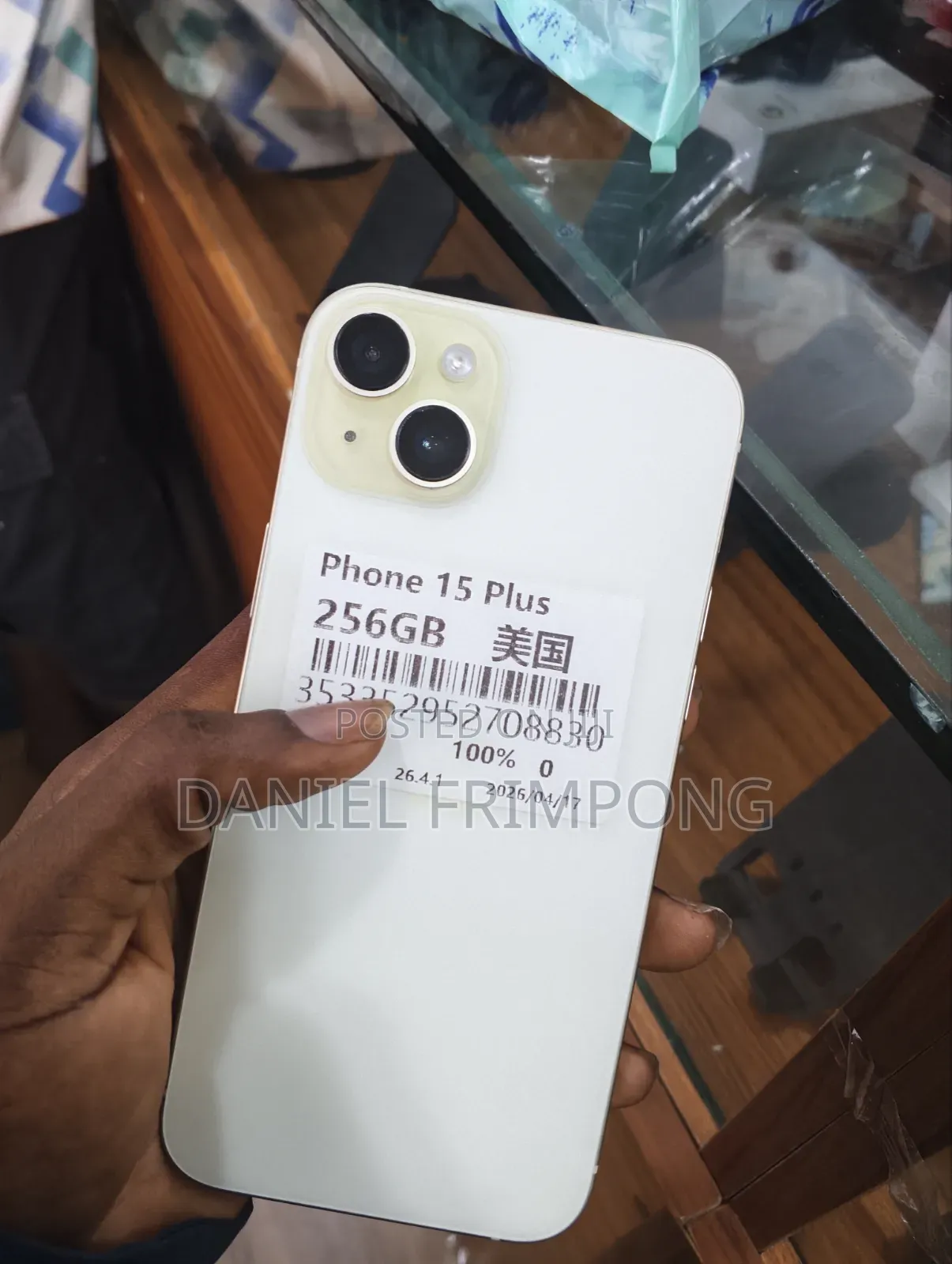 New Apple iPhone 15 Plus 256 GB Silver