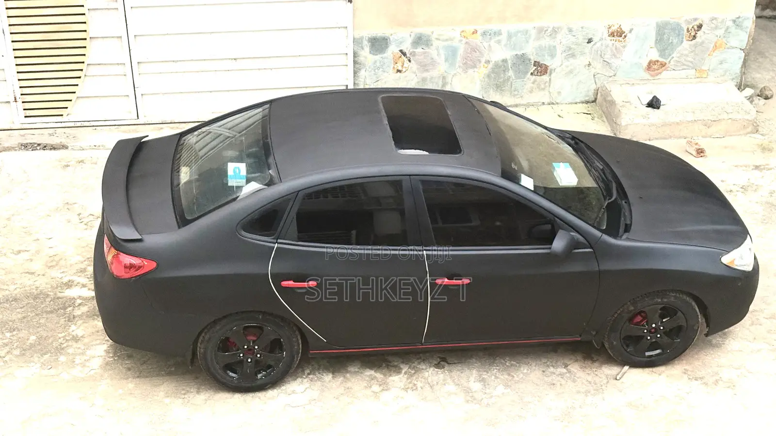 Hyundai Elantra 2.0 SE 2008 Matt Black