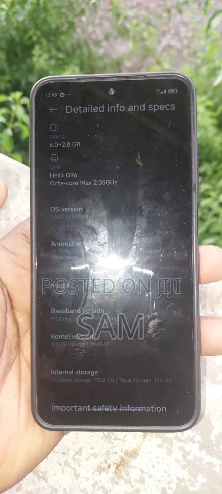 Xiaomi Redmi Note 11S 128 GB Blue