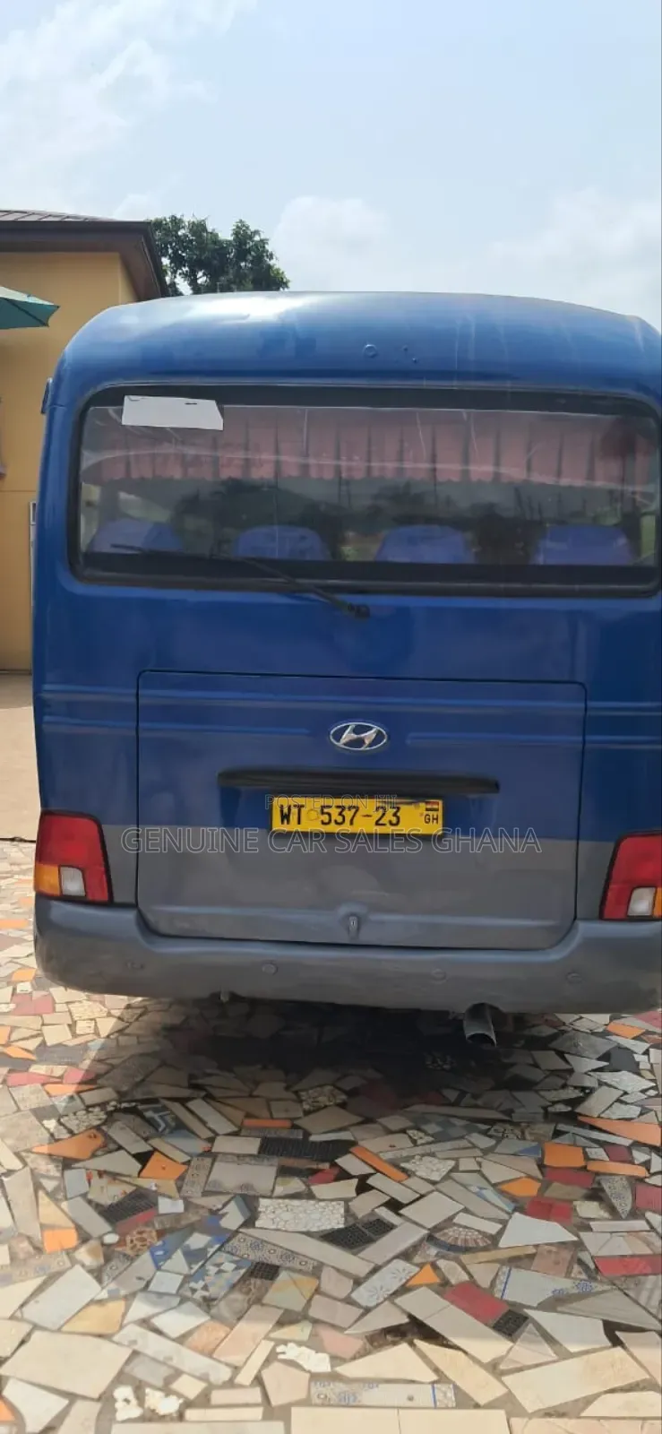 Hyundai County 2014 Blue