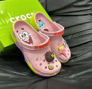 Crocs Slide Yu Purple Lemon Green