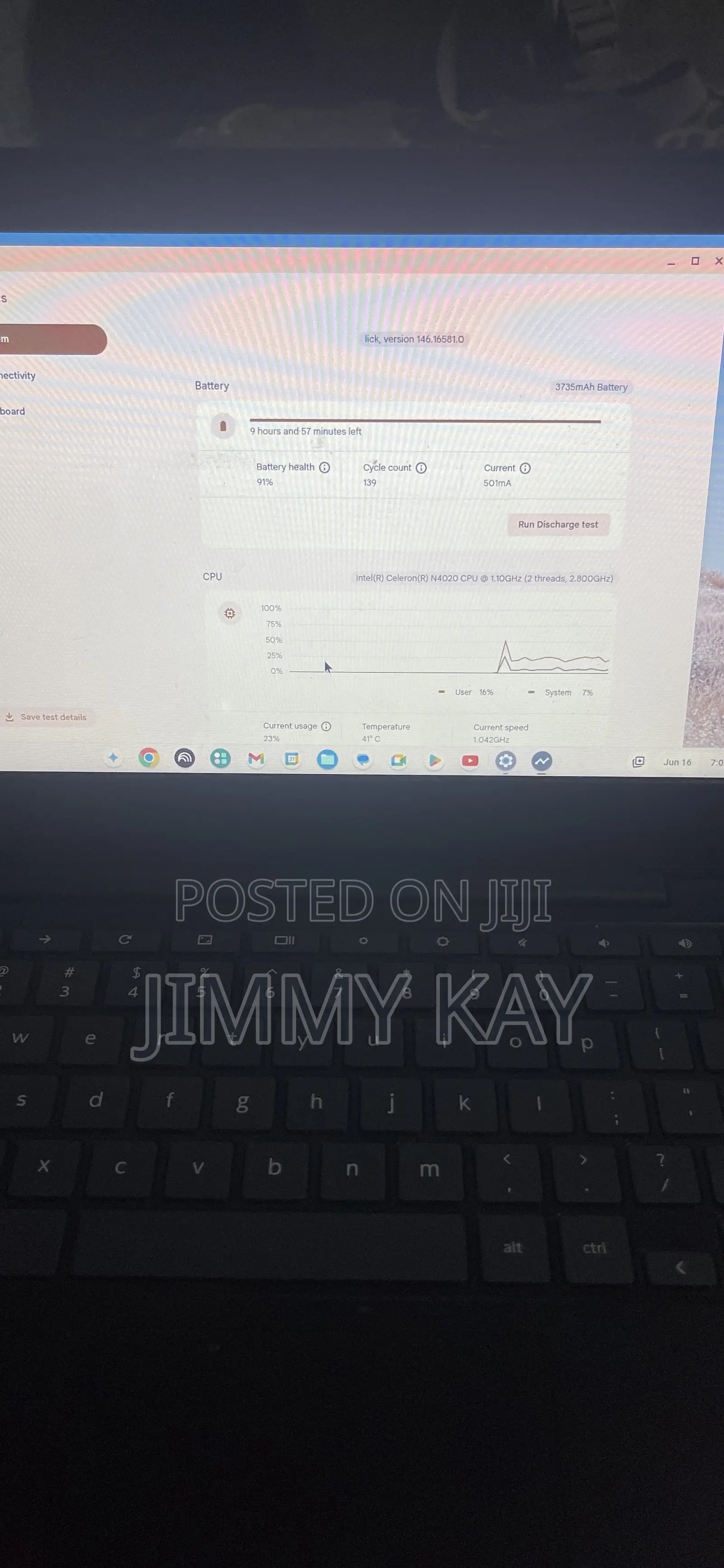 Laptop Lenovo Chromebook C330 4GB Intel SSD 60GB