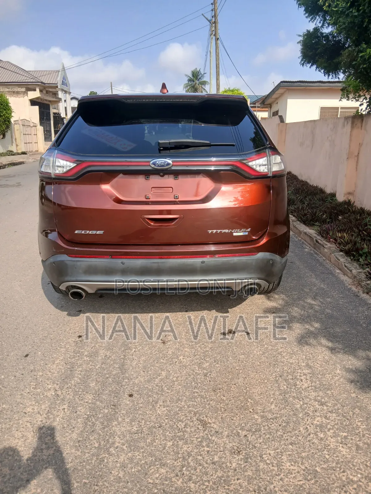 Ford Edge Sport 4dr SUV AWD (2.7L 6cyl Turbo 6A) 2015 Burgundy
