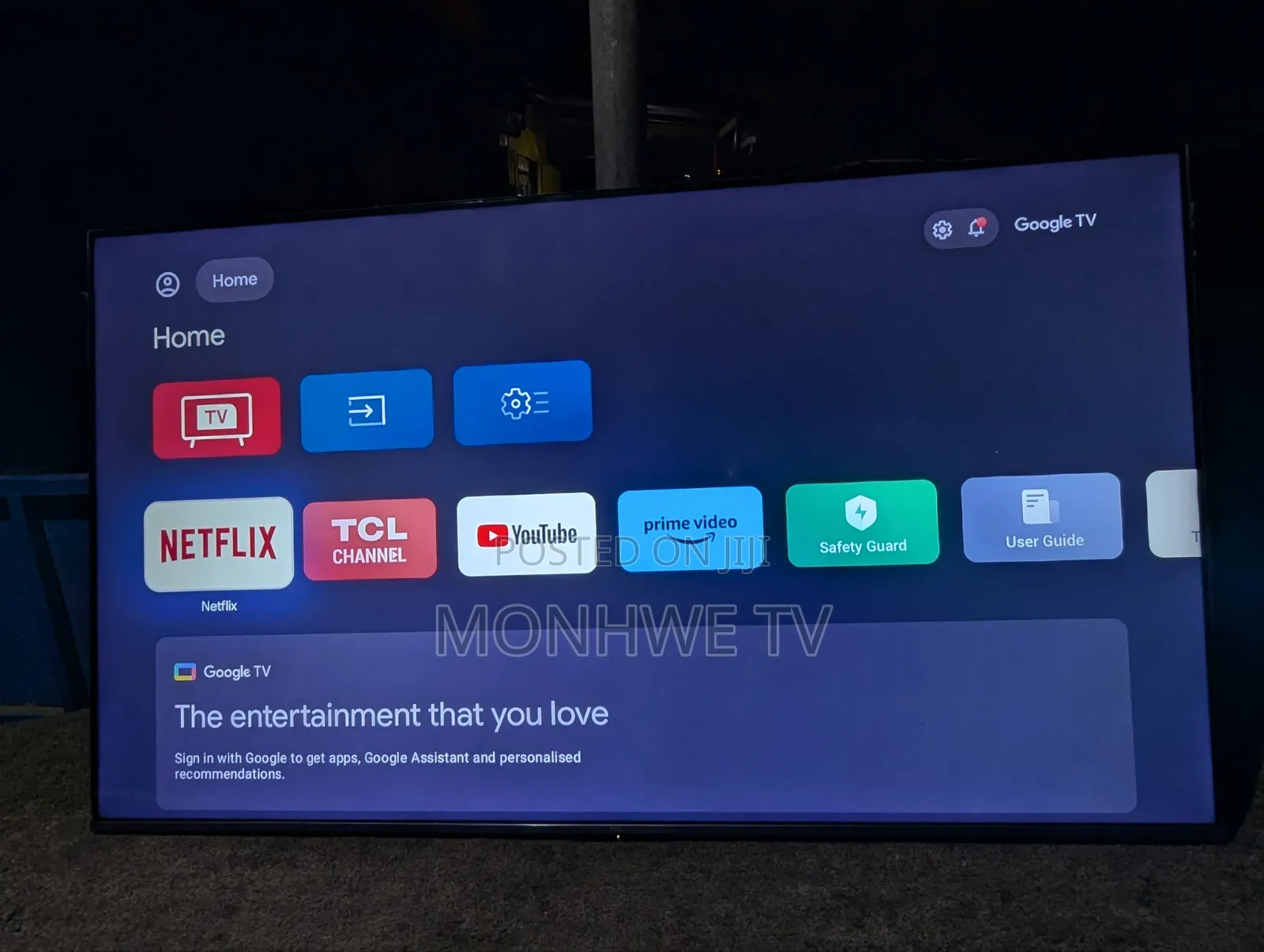 European Grade a TCL Qled Pro 55 Inchies Powerful Modern