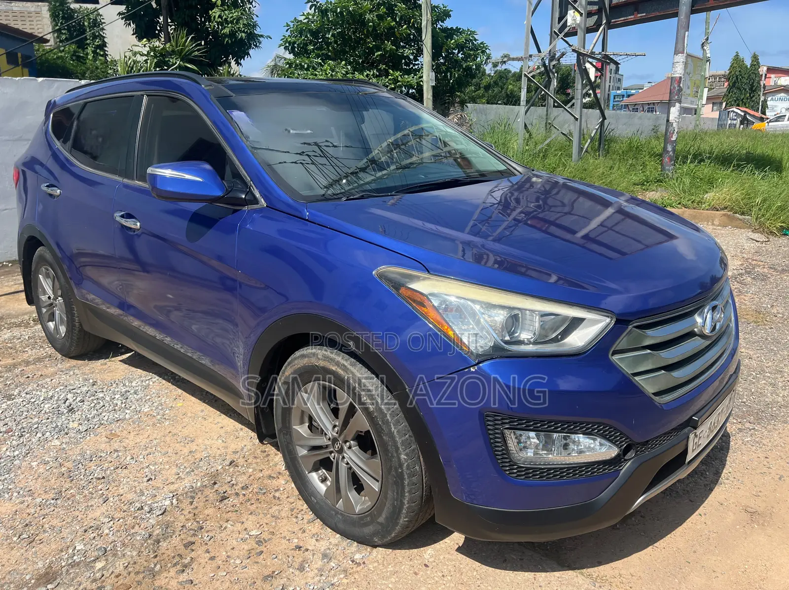 Hyundai Santa Fe GLS 4dr SUV AWD (3.3L 6cyl 6A) 2015 Blue