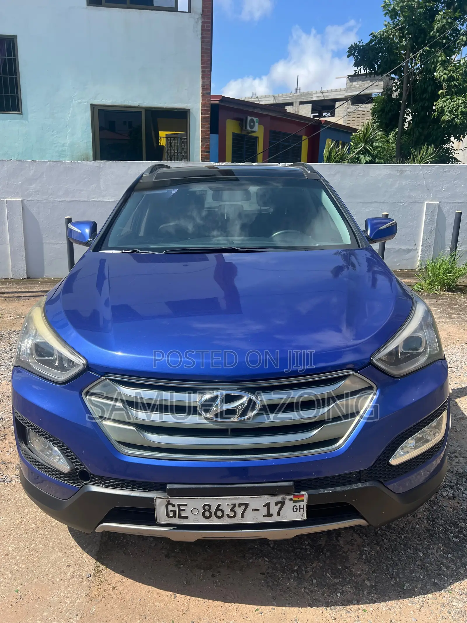 Hyundai Santa Fe GLS 4dr SUV AWD (3.3L 6cyl 6A) 2015 Blue