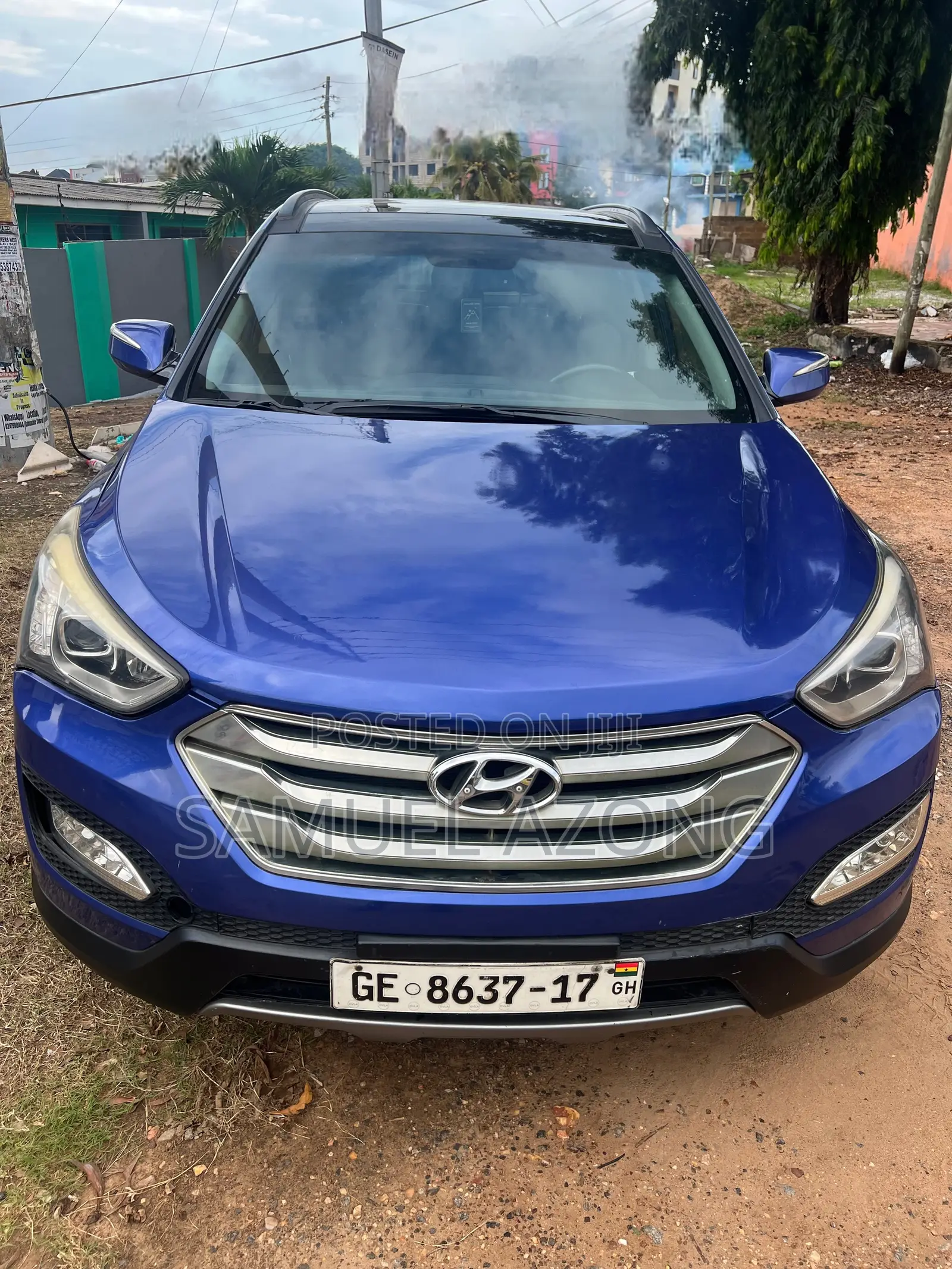 Hyundai Santa Fe GLS 4dr SUV AWD (3.3L 6cyl 6A) 2015 Blue
