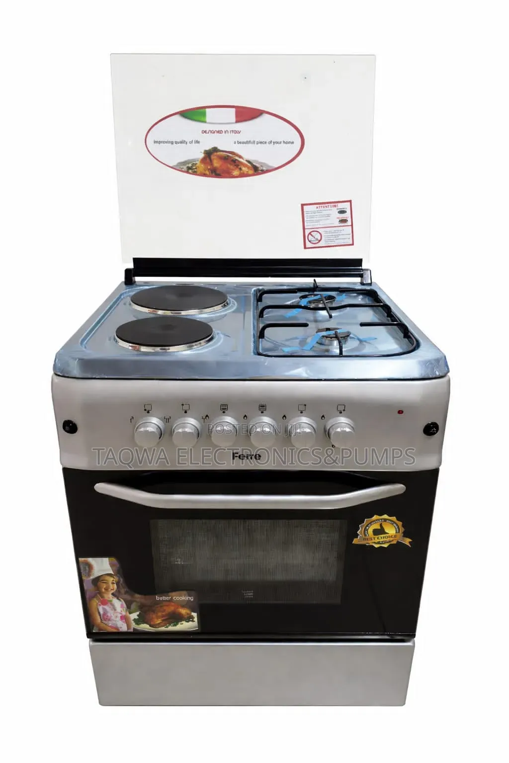 Versatile Ferre 60x60 2 +2 Gas Cooker