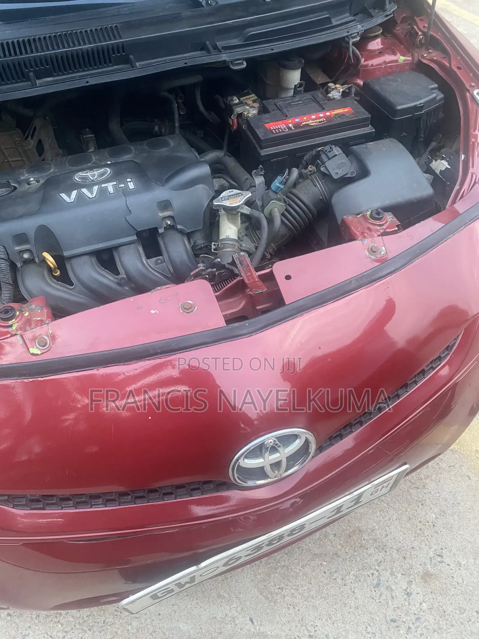 Toyota Yaris 1.5 2008 Red