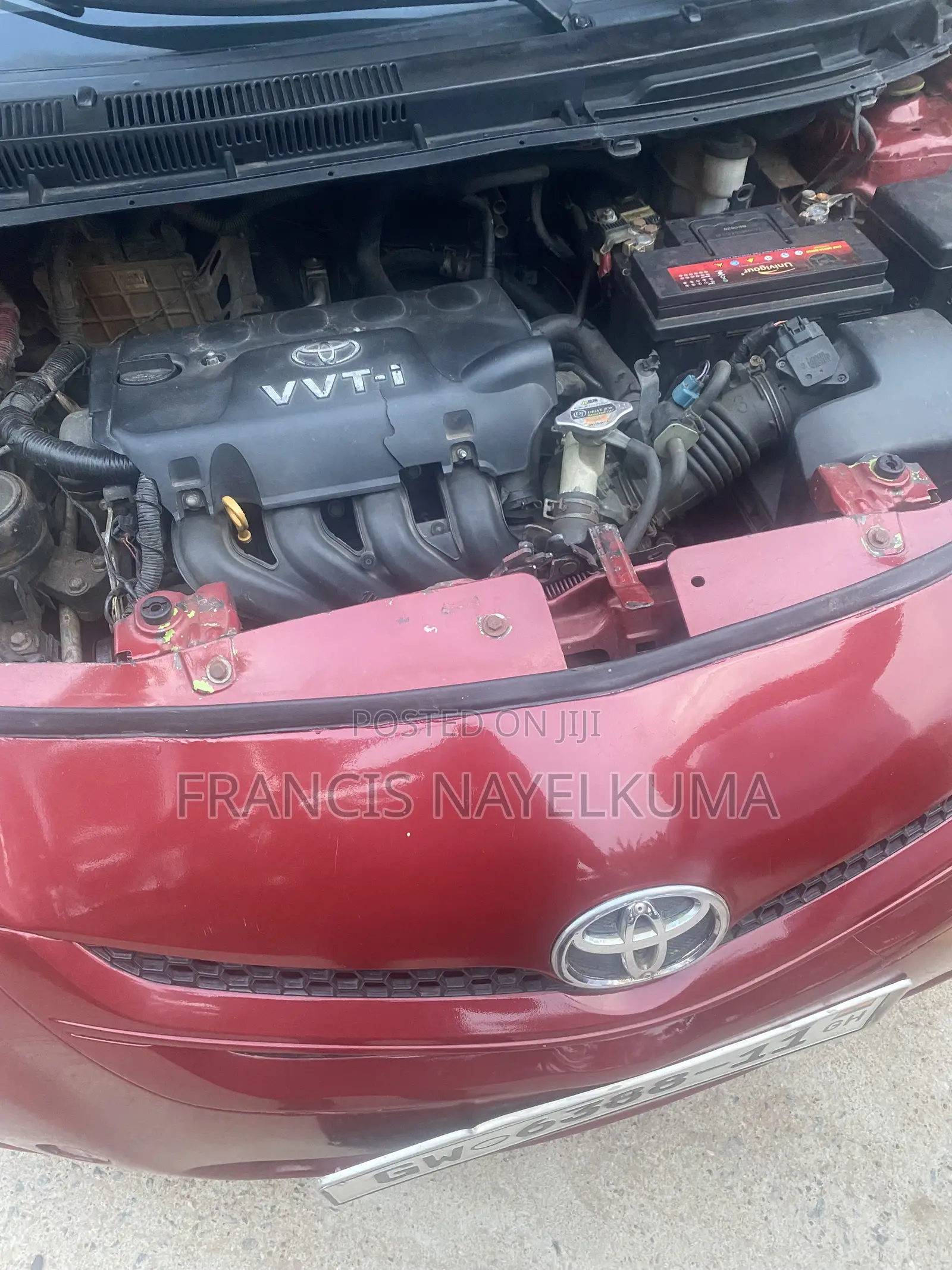 Toyota Yaris 1.5 2008 Red