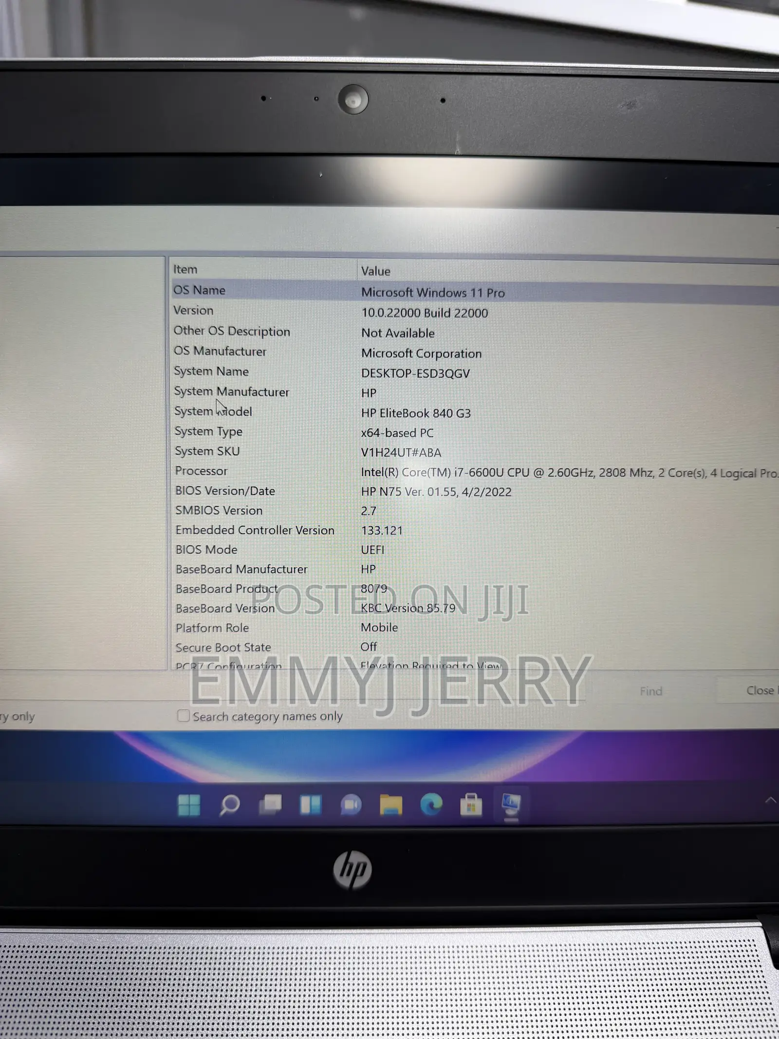 Laptop HP EliteBook 840 G3 16GB Intel Core i7 SSD 256GB