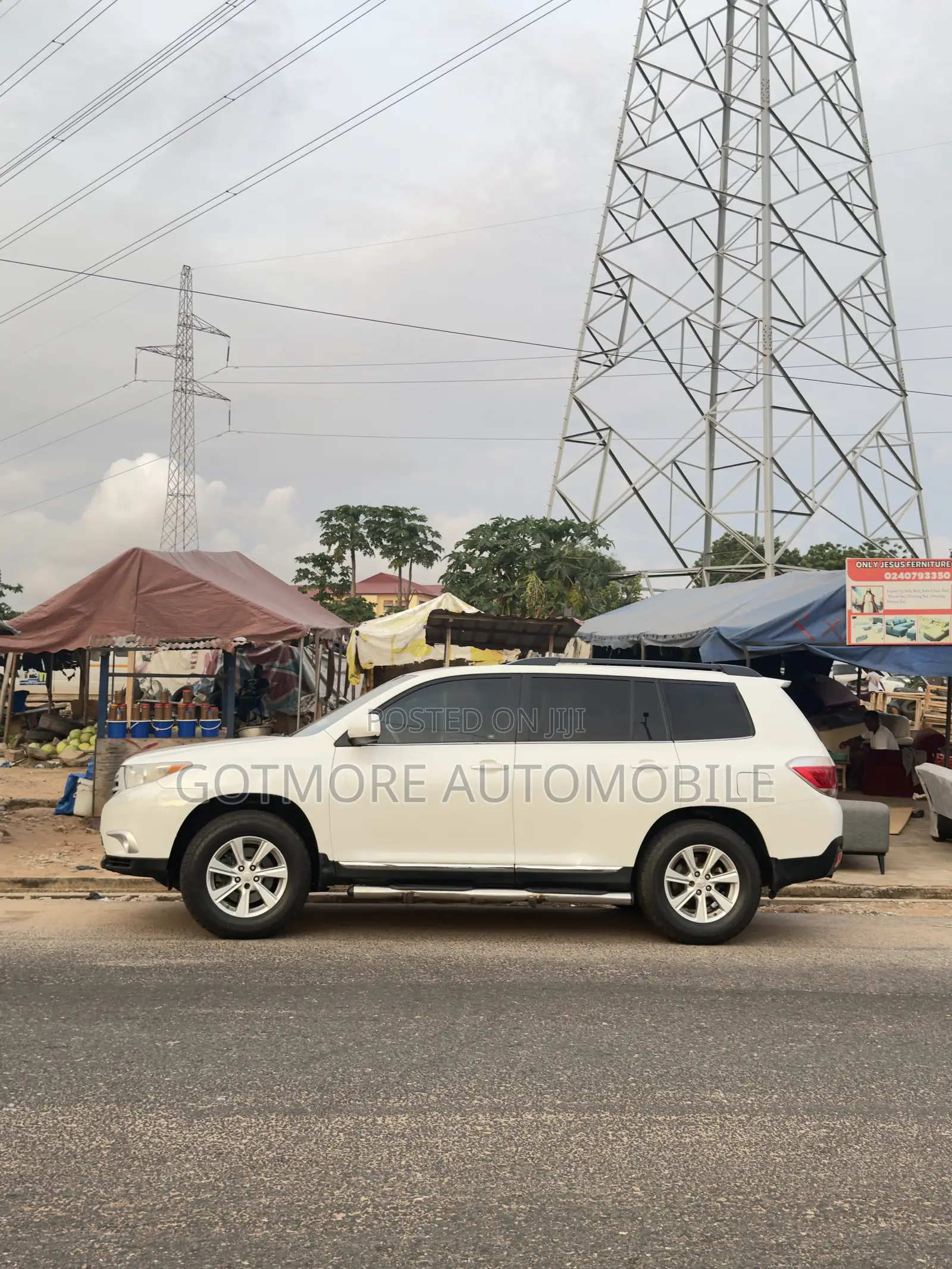 Toyota Highlander Limited 2012 White