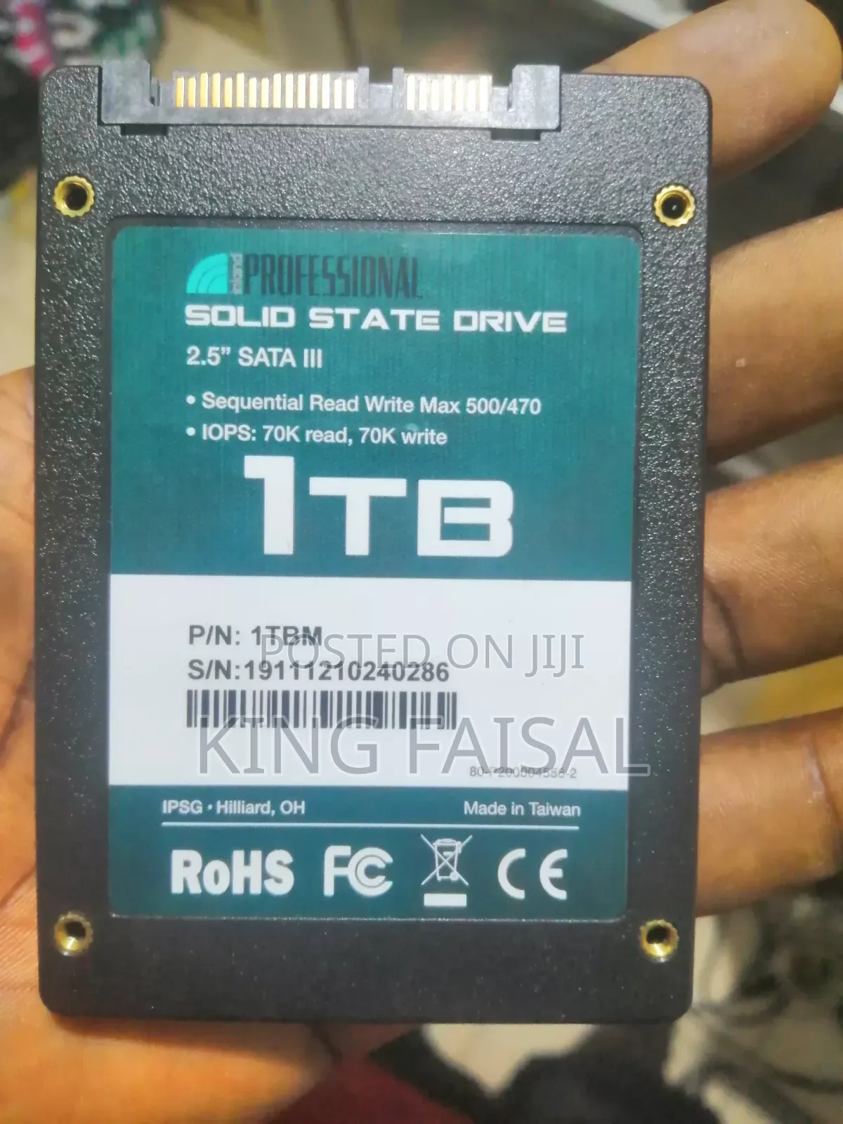 Sata SSD 1tb Hardrive
