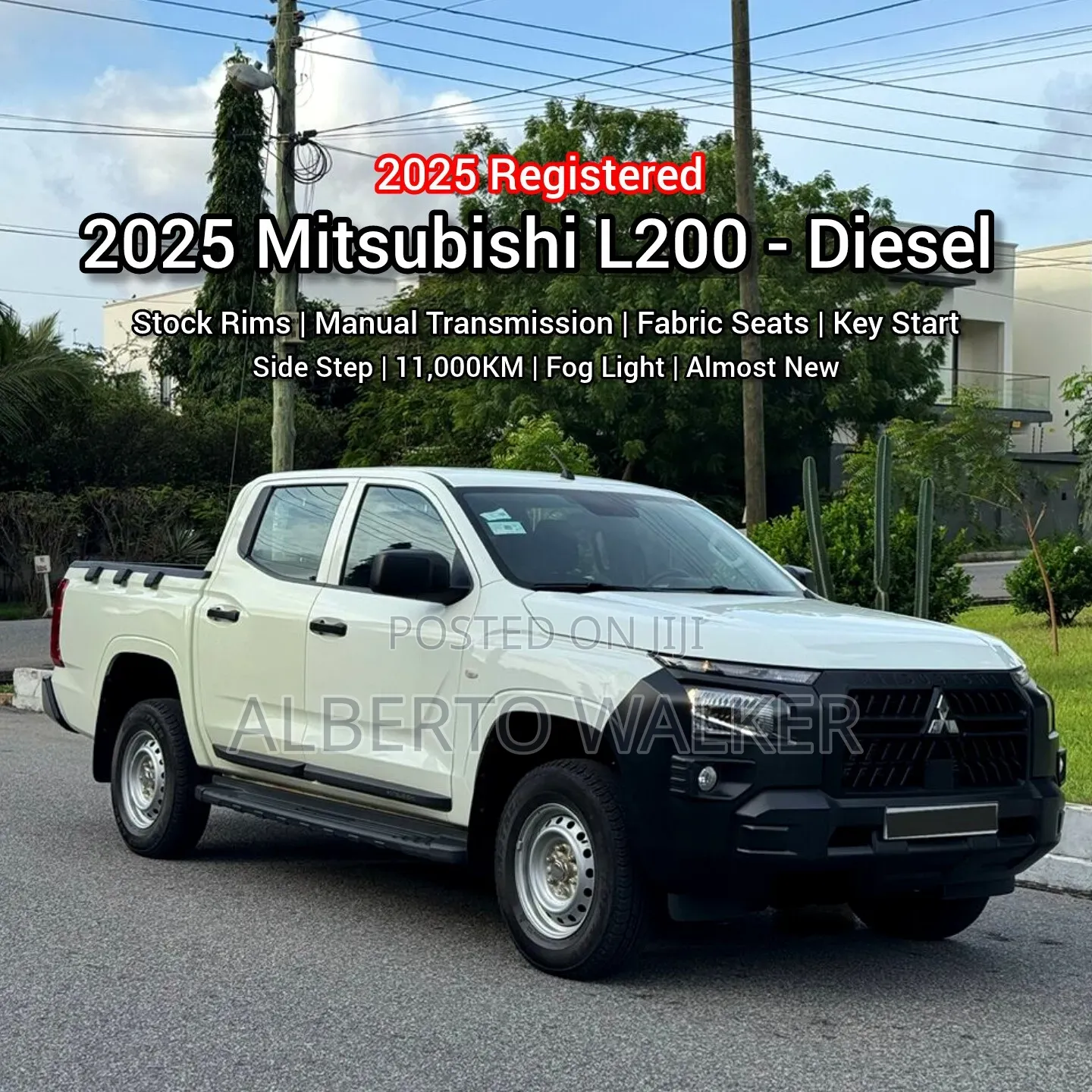 Mitsubishi L200 2025 White