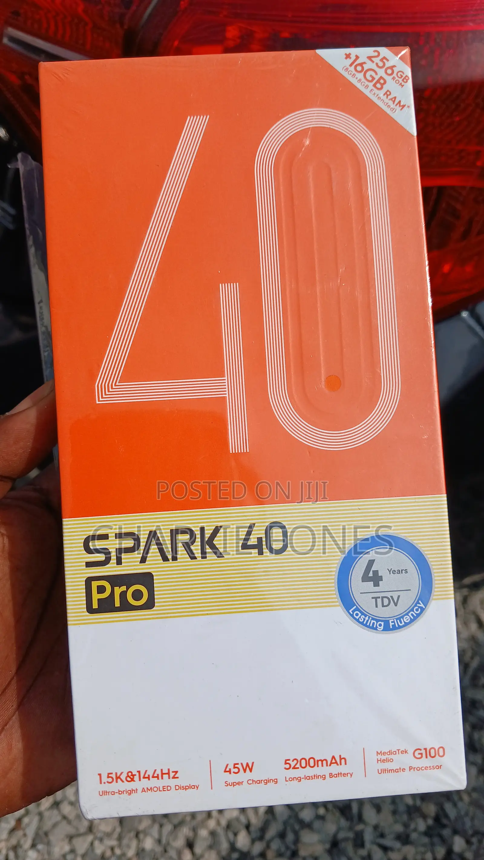 New Tecno Spark 40 Pro 256 GB Black