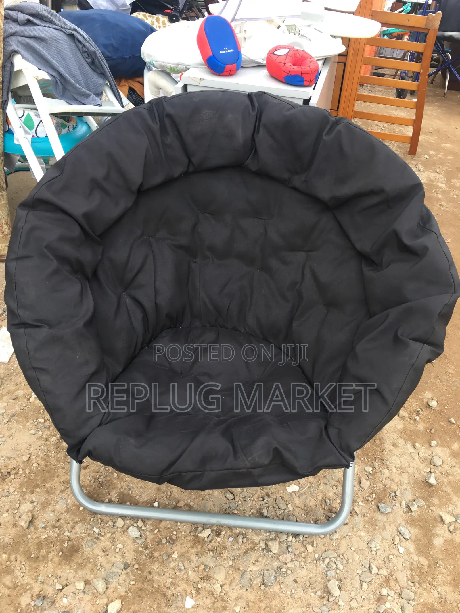 Luxury Comfy Foamy Chair Black