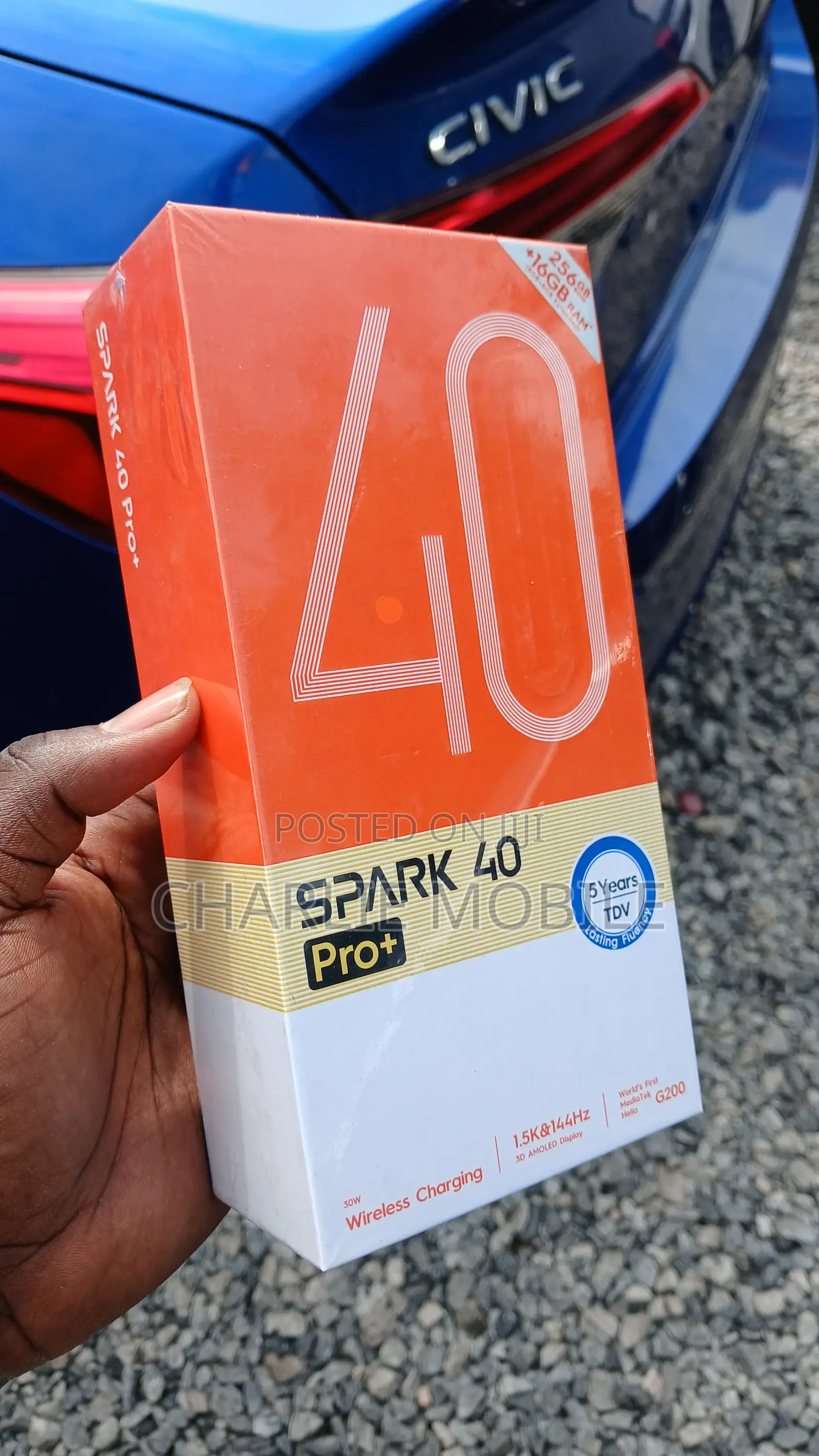 New Tecno Spark 40 Pro+ 256 GB Black