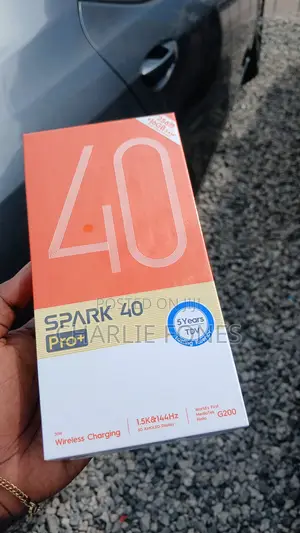 New Tecno Spark 40 Pro+ 256 GB Black