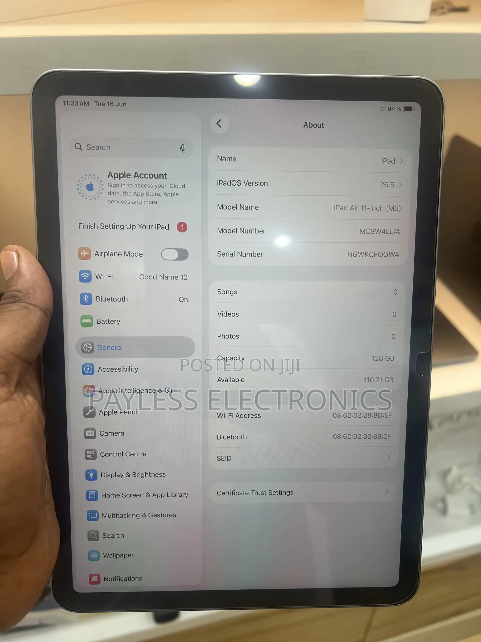 Apple iPad Air 128 GB
