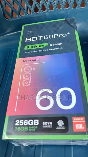 New Infinix Hot 60 Pro+ 256 GB Black