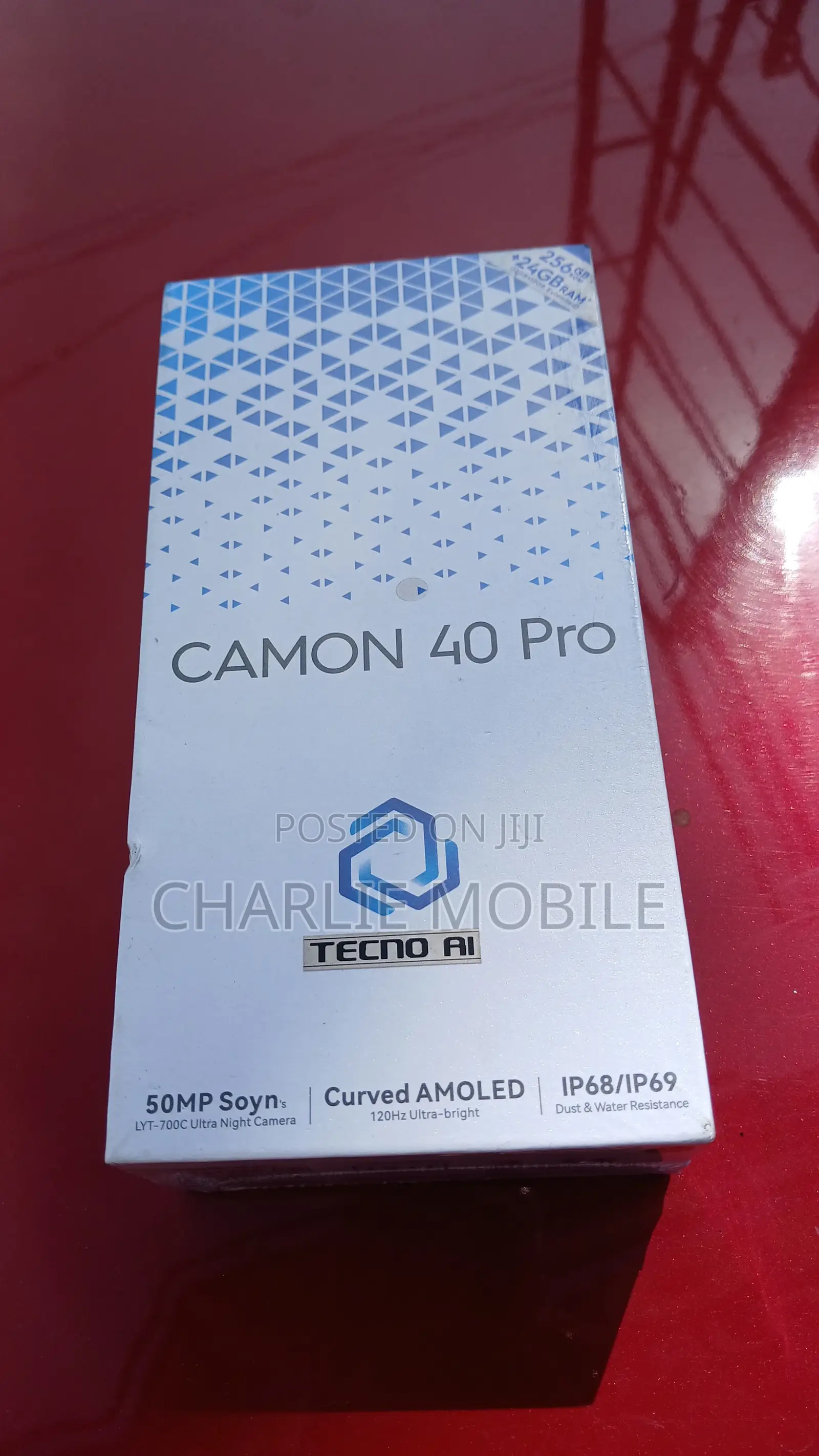 New Tecno Camon 40 Pro 5G 256 GB Black