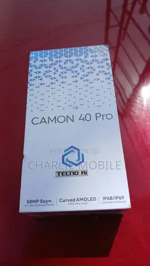 New Tecno Camon 40 Pro 5G 256 GB Black