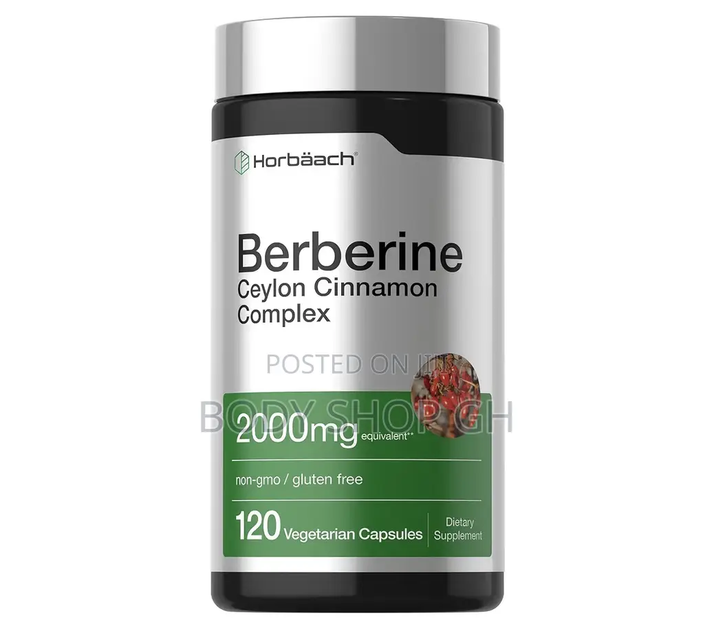 Horbäach Berberine With Ceylon Cinnamon | 120 Veggie Capsules