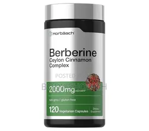 Horbäach Berberine With Ceylon Cinnamon | 120 Veggie Capsules