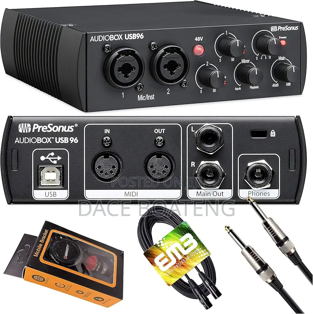 Presonus Audiobox Usb96 Soundcard