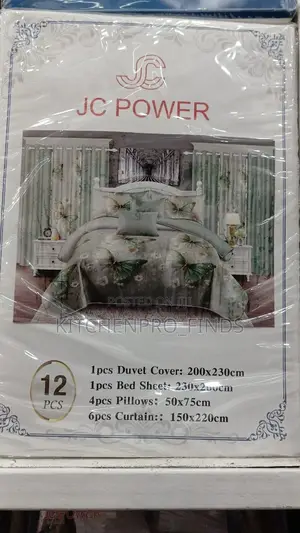 10 PCS Duvet Cover Set(Including 6curtain)