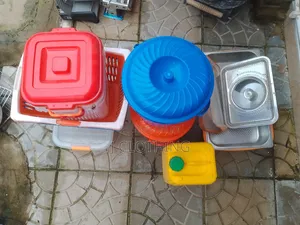 Plastic Rubbers and Basket