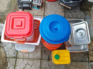 Plastic Rubbers and Basket