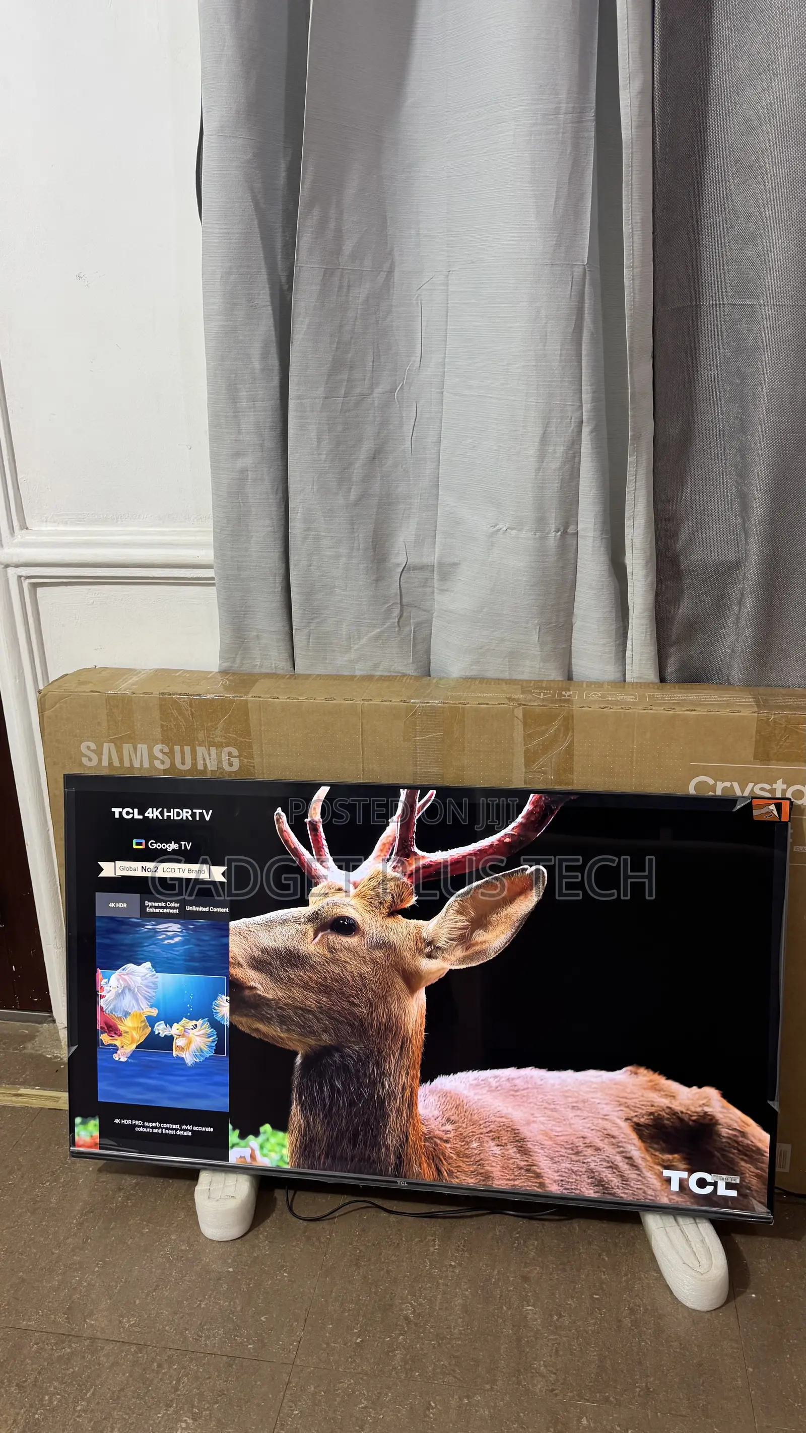 Europe Standard 50” TCL Uhd Google Tv (2022/23)