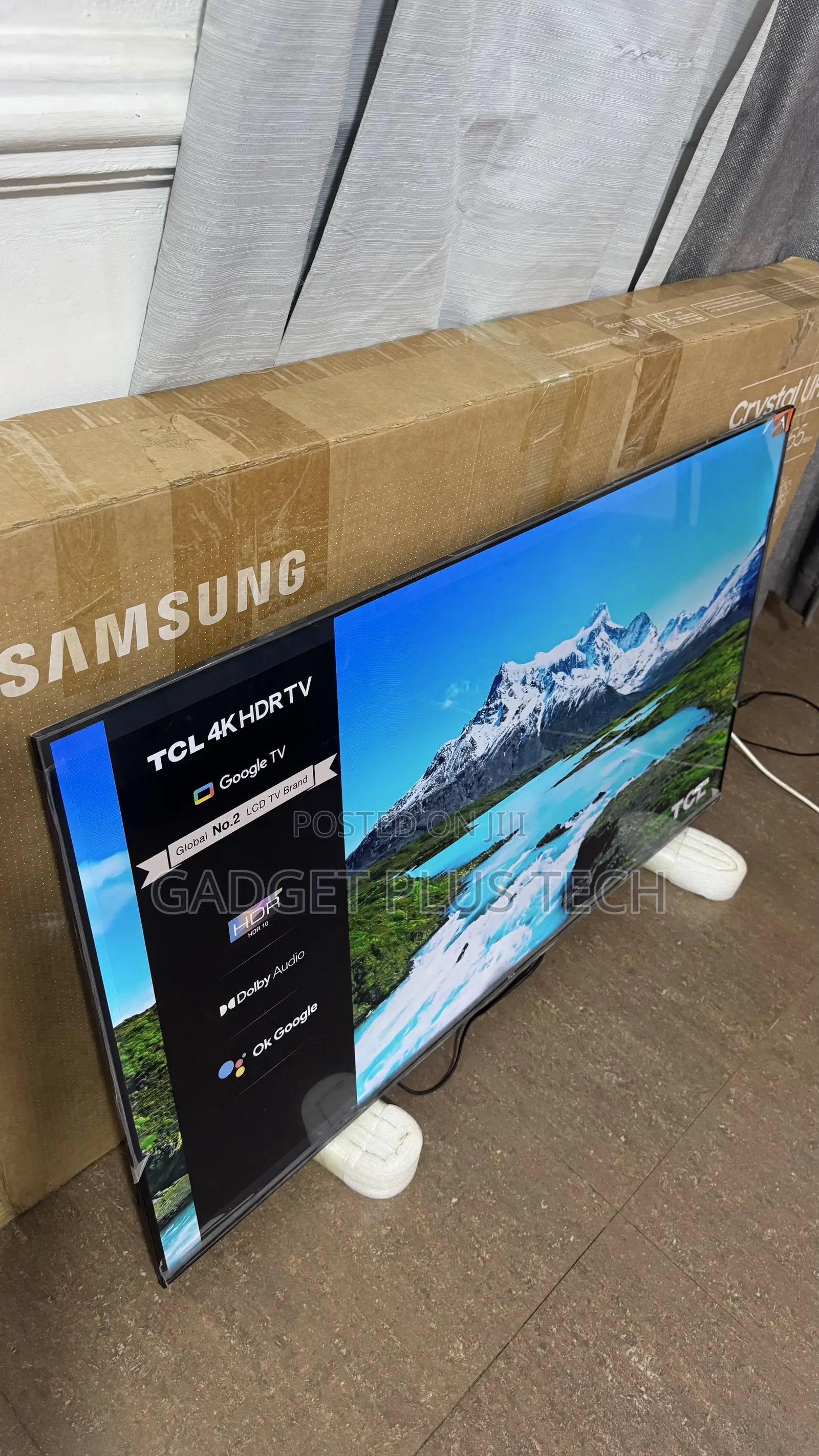Europe Standard 50” TCL Uhd Google Tv (2022/23)