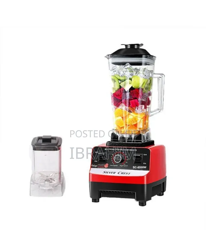 2l Industrial Food Crusher • Blender • With 2 Jar • 8500watts