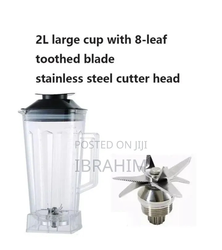 2l Industrial Food Crusher • Blender • With 2 Jar • 8500watts