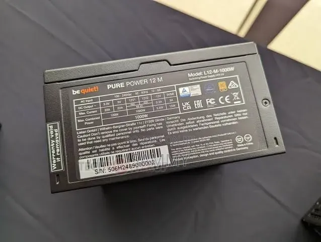 Be Quiet Pure Power 12m 1000w Power Supply 80+ Gold