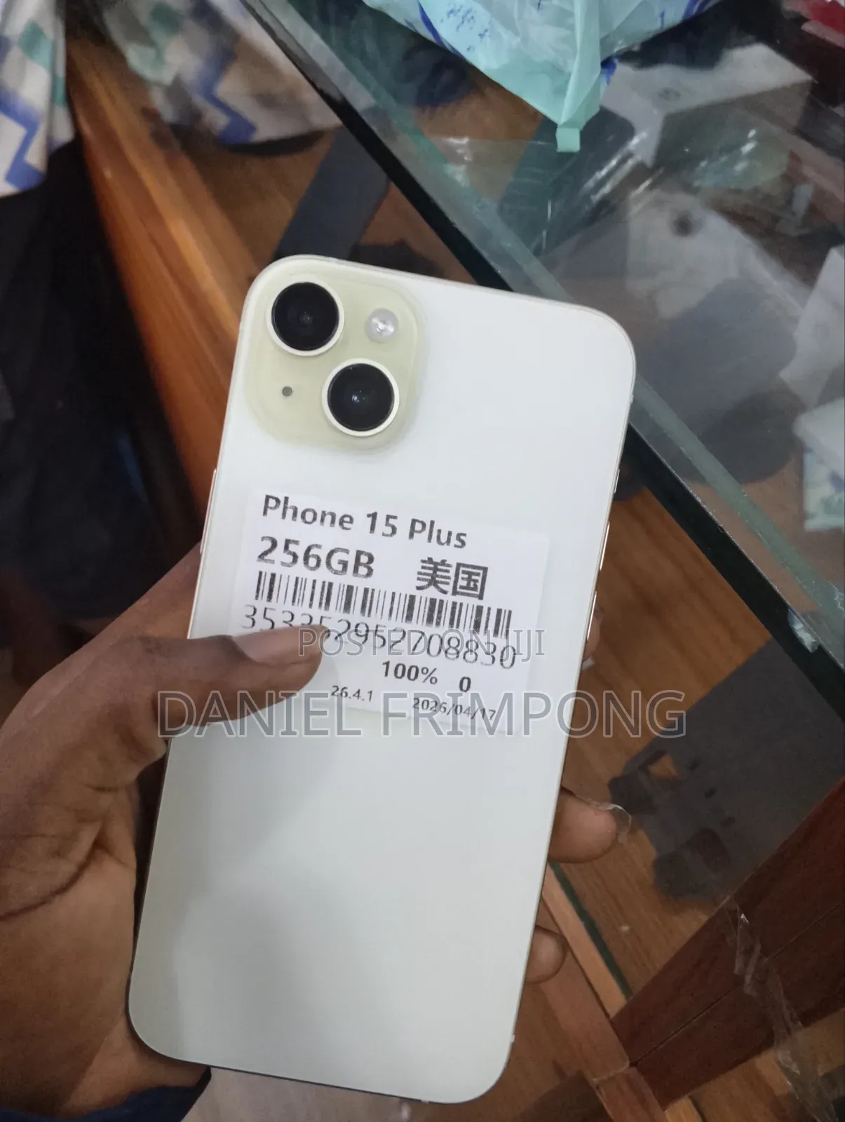 New Apple iPhone 15 Plus 256 GB Yellow