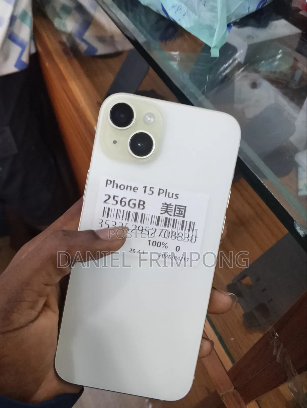 New Apple iPhone 15 Plus 256 GB Yellow