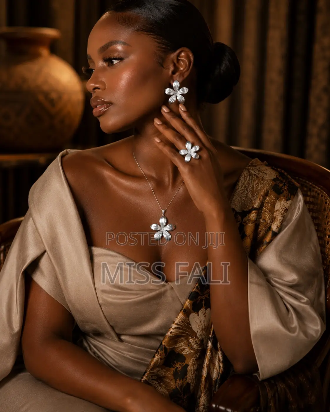 Silver Blossom Set