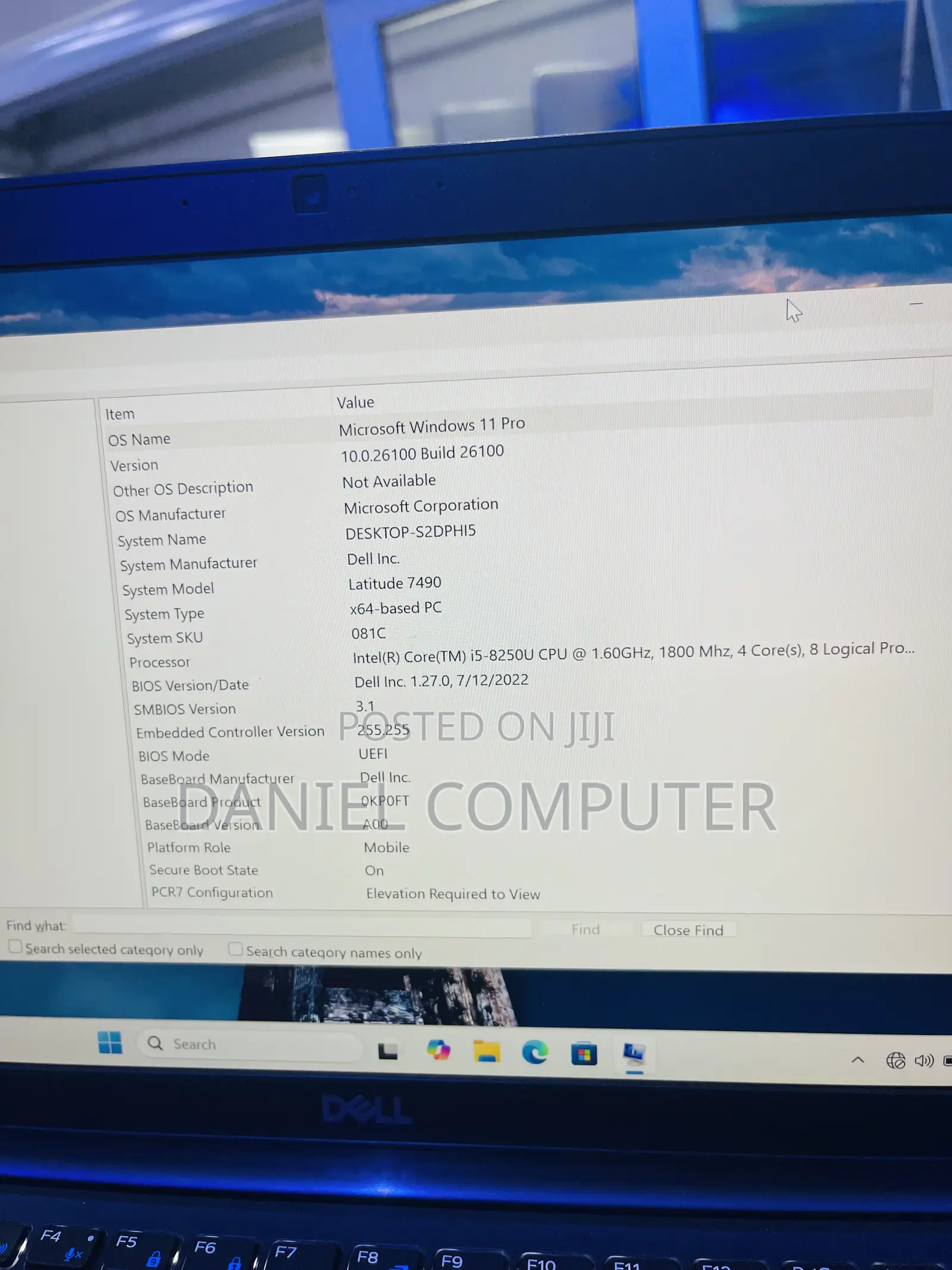 Laptop Dell Latitude 7490 8GB Intel Core i5 SSD 256GB