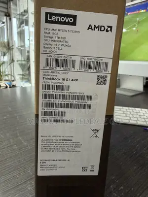 New Laptop Lenovo ThinkBook 15 16GB AMD Ryzen 5 SSD 1T