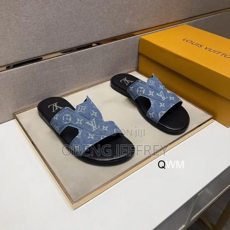 Original Louis Vuitton Slippers in Varieties