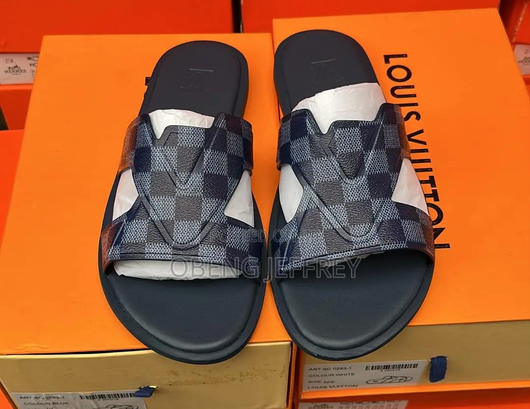 Original Louis Vuitton Slippers in Varieties
