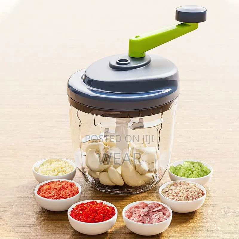 *Hand-Cranked Vegetable Cutter Meat Grinder