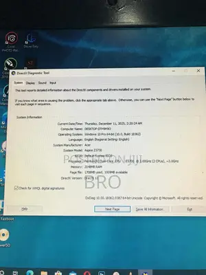 Desktop Computer Acer Aspire Z3730 2GB Intel Pentium HDD 700GB