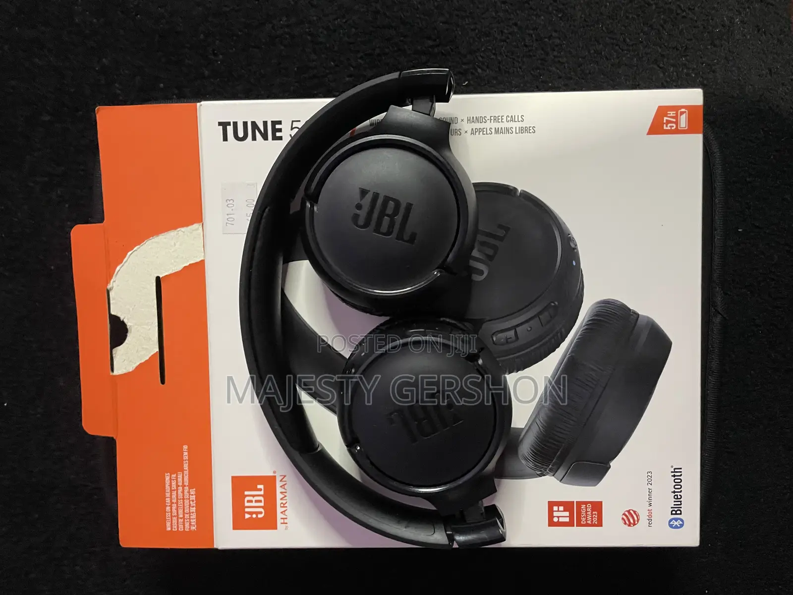 Jbl Tune 520 Headphones Slightly Used