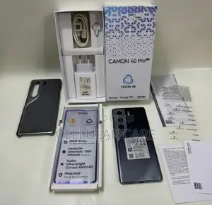 New Tecno Camon 40 Pro 5G 256 GB Black
