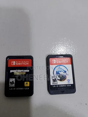 Nintendo Switch Game Cards Mk1 Gta Trilogy