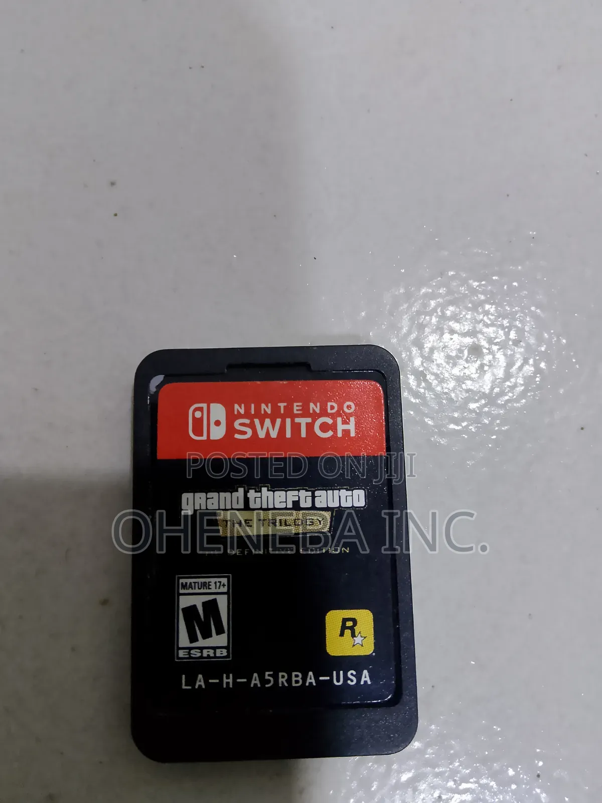 Nintendo Switch Game Cards Mk1 Gta Trilogy